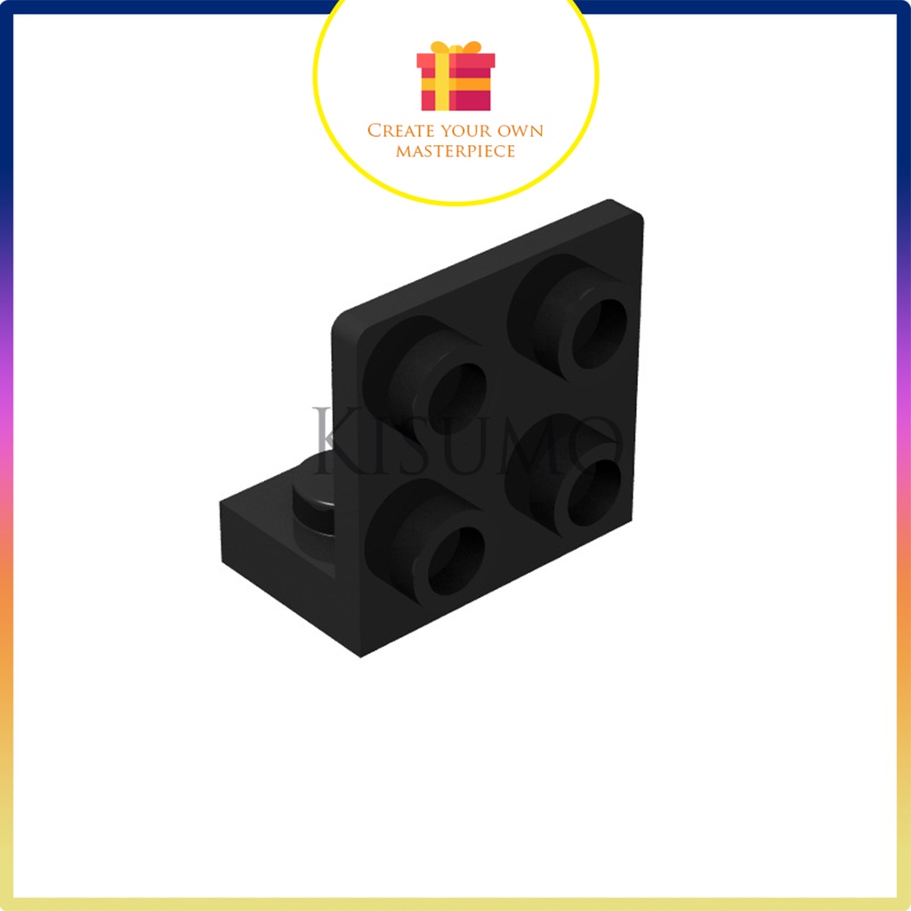 Đồ chơi giáo dục lắp ráp   logo moc combo 5 Gạch 1x2-2x2 mặt ngược chữ L như hình a5