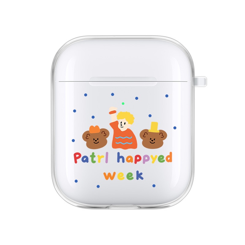 Vỏ Bảo Vệ Hộp Sạc Tai Nghe airpods 1 2 Pro 3rd Generation Pro 1/2 Trong Suốt Chống Sốc Họa Tiết Hoạt Hình Kiểu Nhật Hàn Dễ Thương