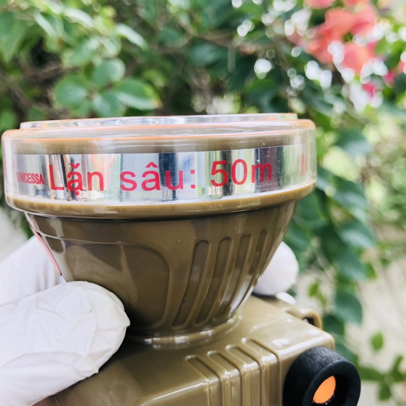 Đèn Đội Đầu Siêu Sáng Đi Soi, Lặn, Mỏ Nước Sâu-BH 6 Tháng