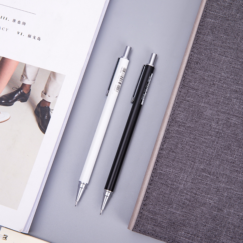 Bút chì bấm Deli S711 bằng kim loại dùng cho trường/văn phòng ngòi 0.5mm