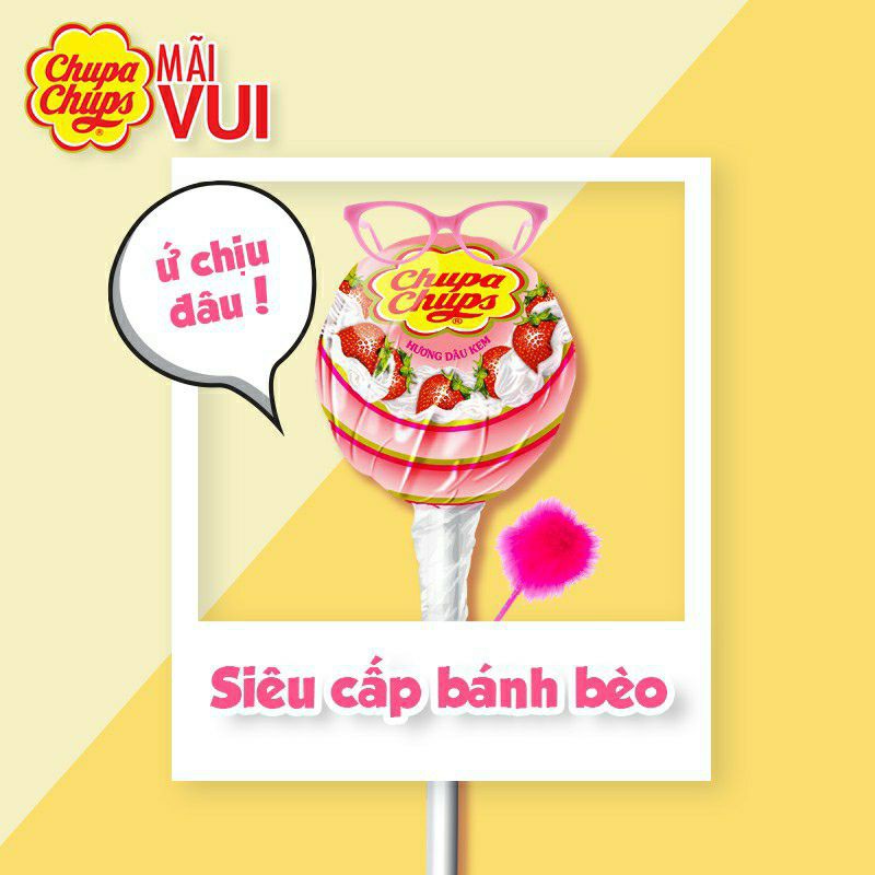 COMBO 10 CÂY KẸO MÚT CHUPA CHUPS ĐỦ VỊ