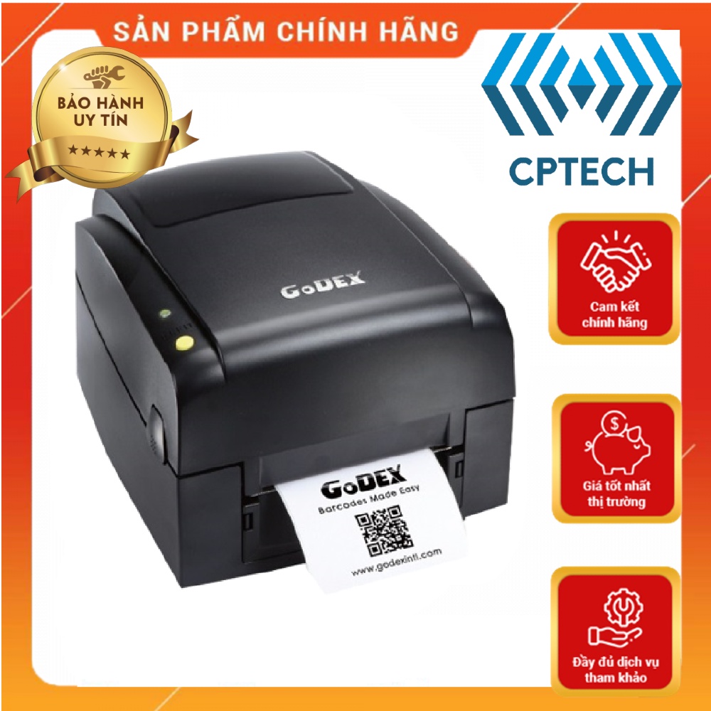 Máy in tem nhãn, in mã vạch Godex Ez130