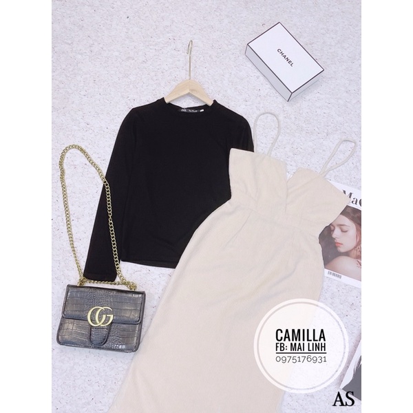 ⚡️BÁN SỈ⚡️Set váy yếm phối áo len tăm đen | BigBuy360 - bigbuy360.vn