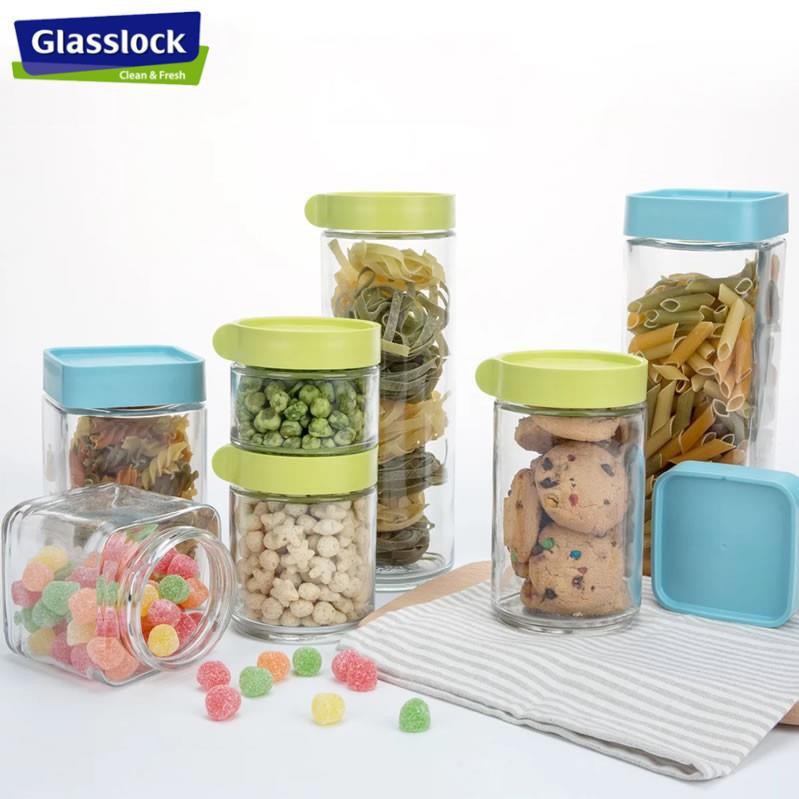 Bộ 6 hũ thủy tinh GLASSLOCK  IG805