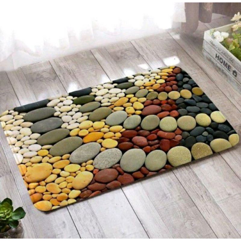 Thảm trải sàn, thảm lau chân, thảm bếp 3D nỉ thấm hút