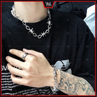Dây chuyền thiết kế tua gai thời trang nữ nữ / nam phong cách hiphop Nhật Hàn