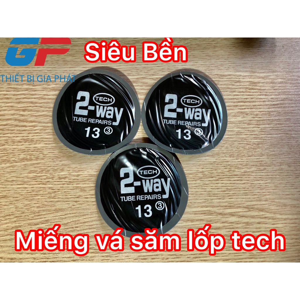 Miếng Vá Săm Lốp ô tô, Xe Máy Tech 13 Kích Thước 80 mm - Dòng Miếng Vá Lốp Siêu Dính, Khô Nhanh