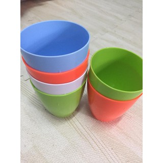 Cốc nhựa dàychịu nhiệt 300ml màu sắc