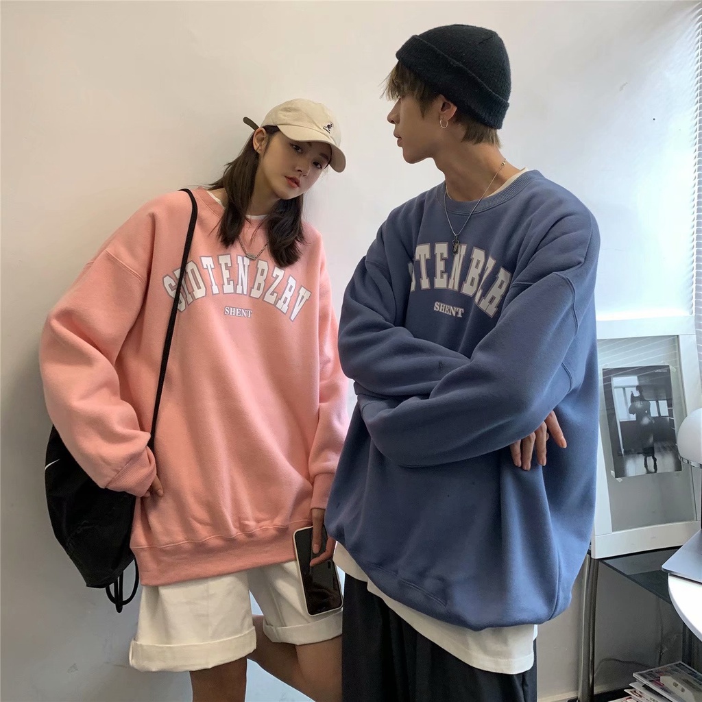 Áo sweater AOKANG tay dài in họa tiết chữ cái phong cách Hàn Quốc thời trang mới dành cho nam