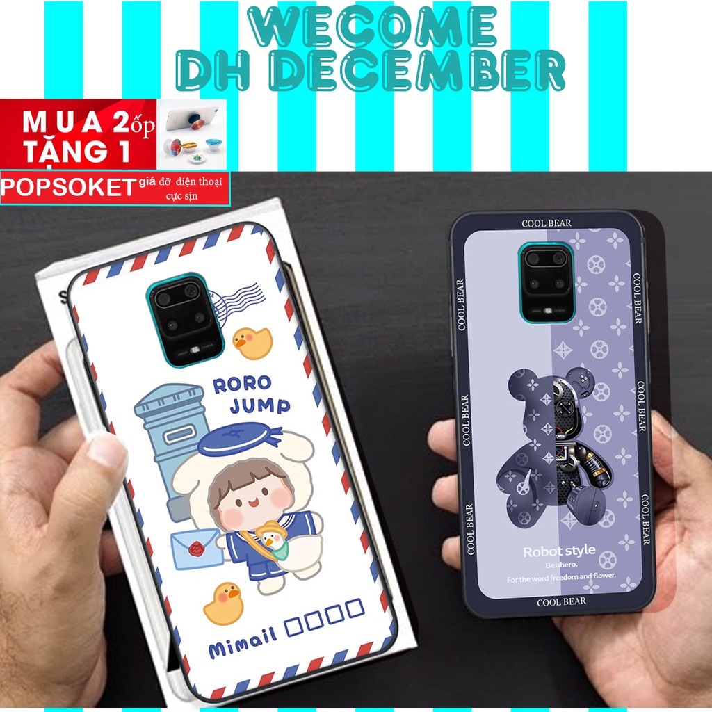 Ốp lưng Xiaomi REDMI NOTE 9S / NOTE 9 PRO  in hình 3D gấu mới nhất - sang - chảnh - ĐẸP- BỀN