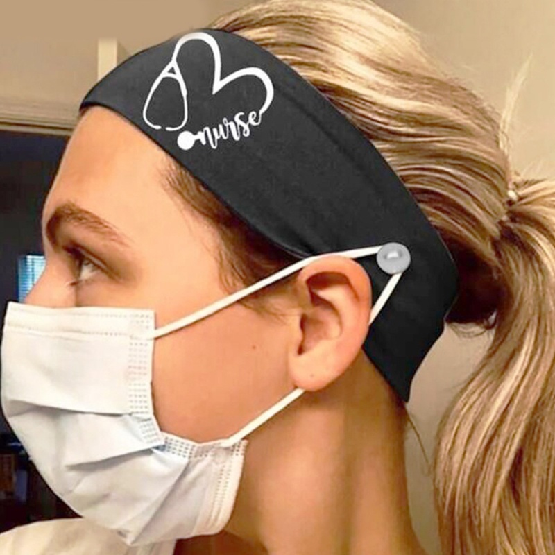 Băng Đô Cài Tóc Thể Thao Thiết Kế Nút Đơn Giản Dành Cho Thanh Thiếu Niên