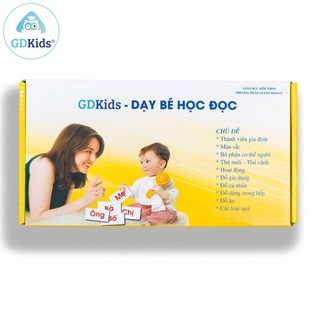 Flashcard - Dạy Trẻ Học Đọc Glenn Doman - Bộ 100 thẻ học thông minh phát triển ngôn ngữ cho trẻ từ 0-6 tuổi