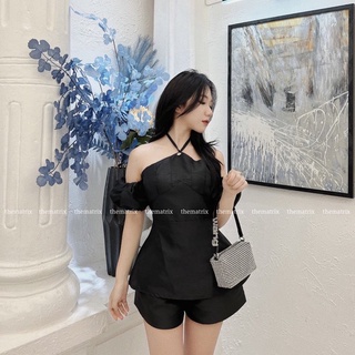 Áo tafta cổ yếm