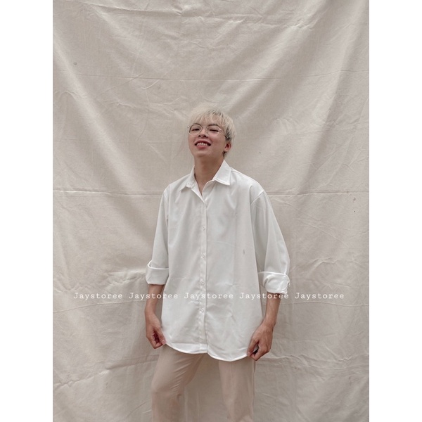 Sơmi Nhung Kupi form rộng/Nam Nữ Unisex ❤️TRẮNG/ĐEN/HỒNG/XANH ❤️