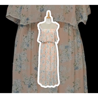 Đầm maxi voan Free size