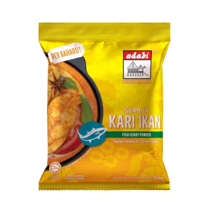 Bột cà ri ADABI/ BABAS MALAYSIA gói 250g