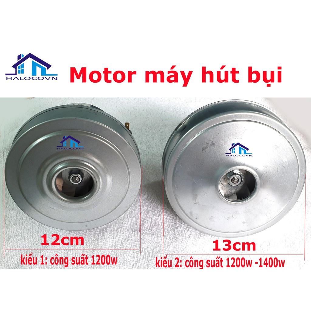 Motor động cơ máy hút bụi công suất 1200w đến 1800w 220V các loại
