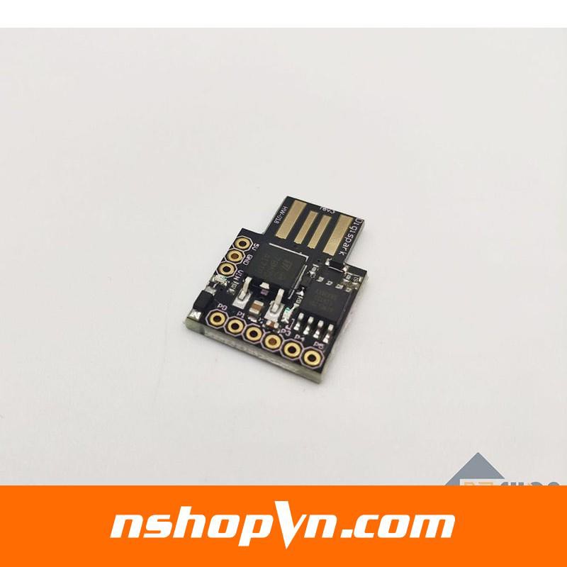 Arduino ATTiny85 USB Digispark phiên bản nhỏ gọn Arduino với khả năng kết nối trực tiếp máy tính qua cổng USB