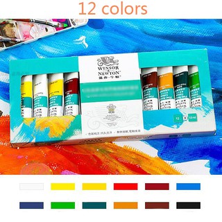 12 màu vẽ đa năng winsor & newton