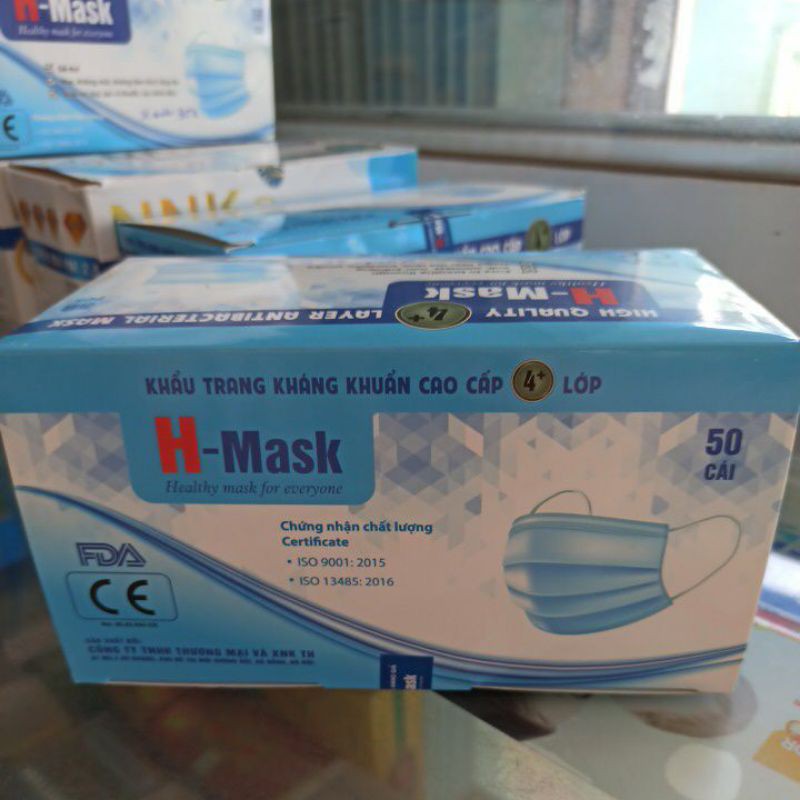 combo Khẩu trang giấy kháng khuẩn 4 lớp