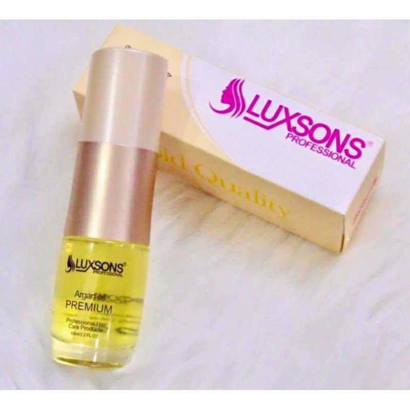 TINH DẦU DƯỠNG TÓC ARGAN OIL LUXSONS 65ML | BigBuy360 - bigbuy360.vn