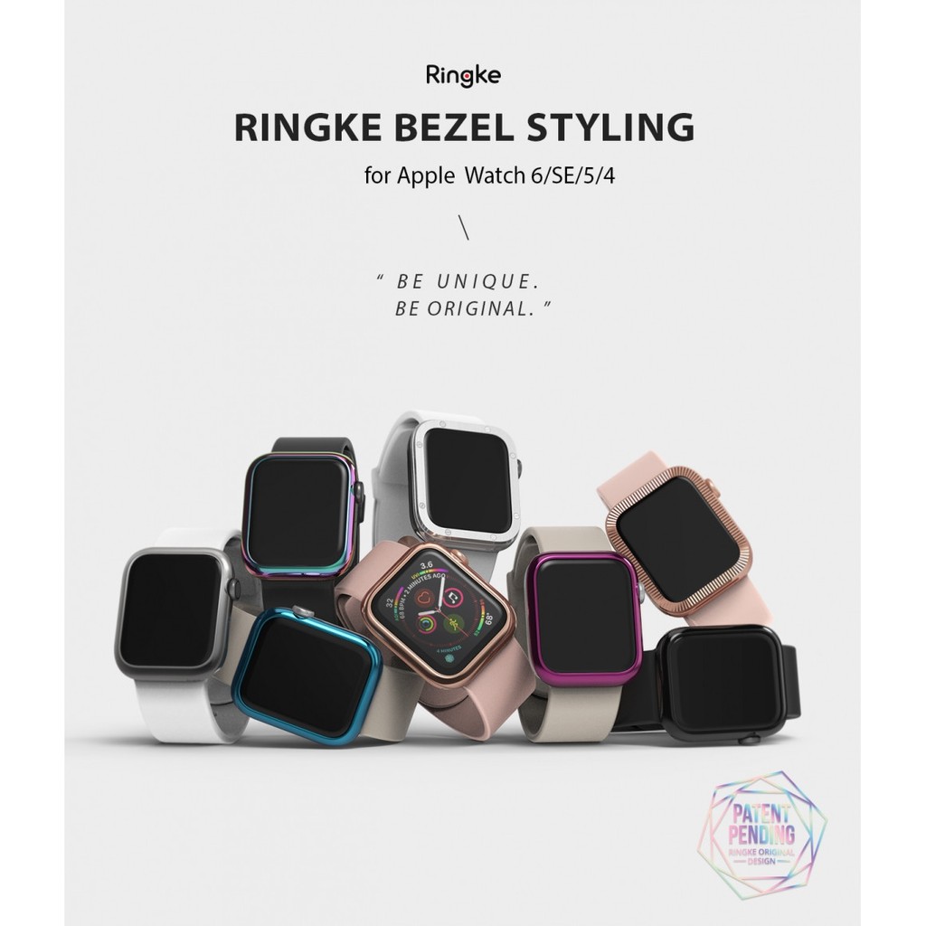 [ Chính hãng ] Ốp viền Bezel Styling dành cho Apple Watch 4/5/6/SE - Hãng Ringke