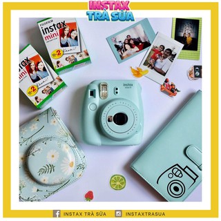 COMBO MÁY ẢNH LẤY NGAY INSTAX MINI 9 + 40 FILM + CASE DA + ALBUM - HÀNG CHÍNH HÃNG