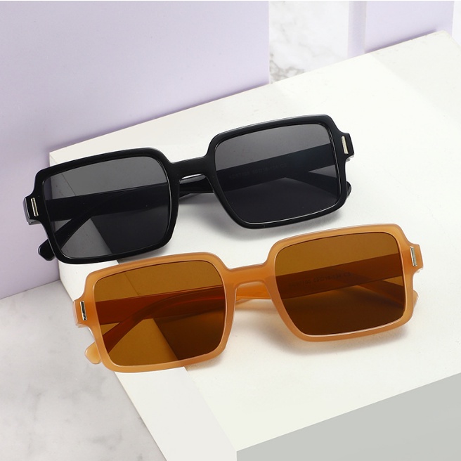 Kính Mát Gọng Chữ Nhật Phong Cách Retro Thời Trang