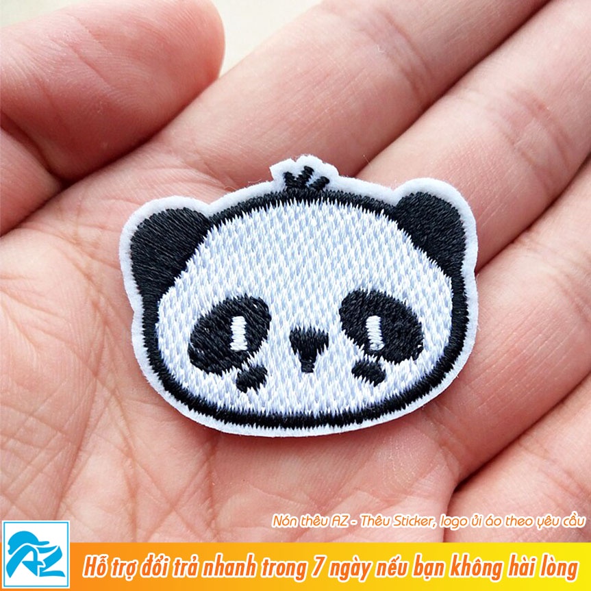 Patch vải thêu logo hình đơn giản - Sticker ủi quần áo S193