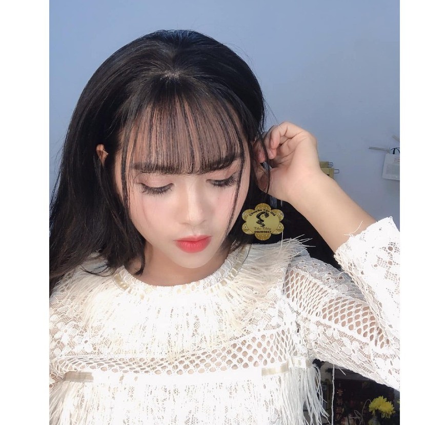 Mái thưa tóc thật 3D có da đầu  FREESHIP  tóc thật 100%