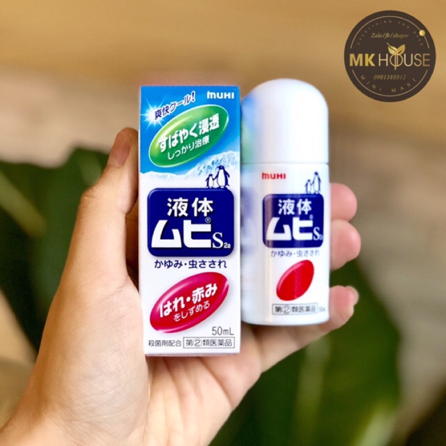 Lăn Trị Côn Trùng Cắn Muhi Nhật Bản