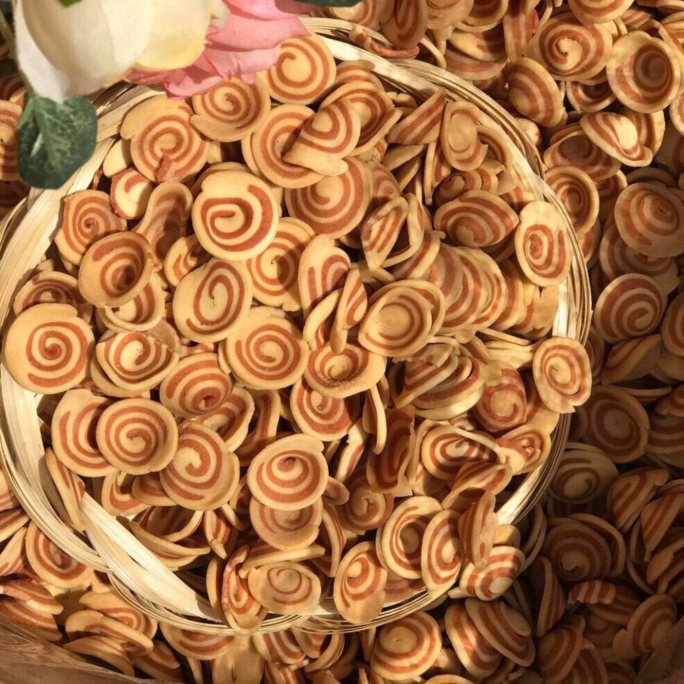 Bánh tai heo nhí - túi 500g - bánh tai mèo ăn vặt ngon - ăn chay được