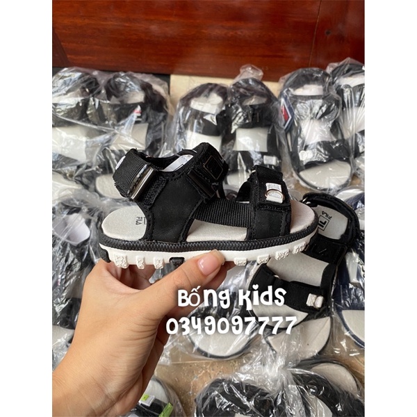 Sandal Bé Trai Quai Dù Đen FL