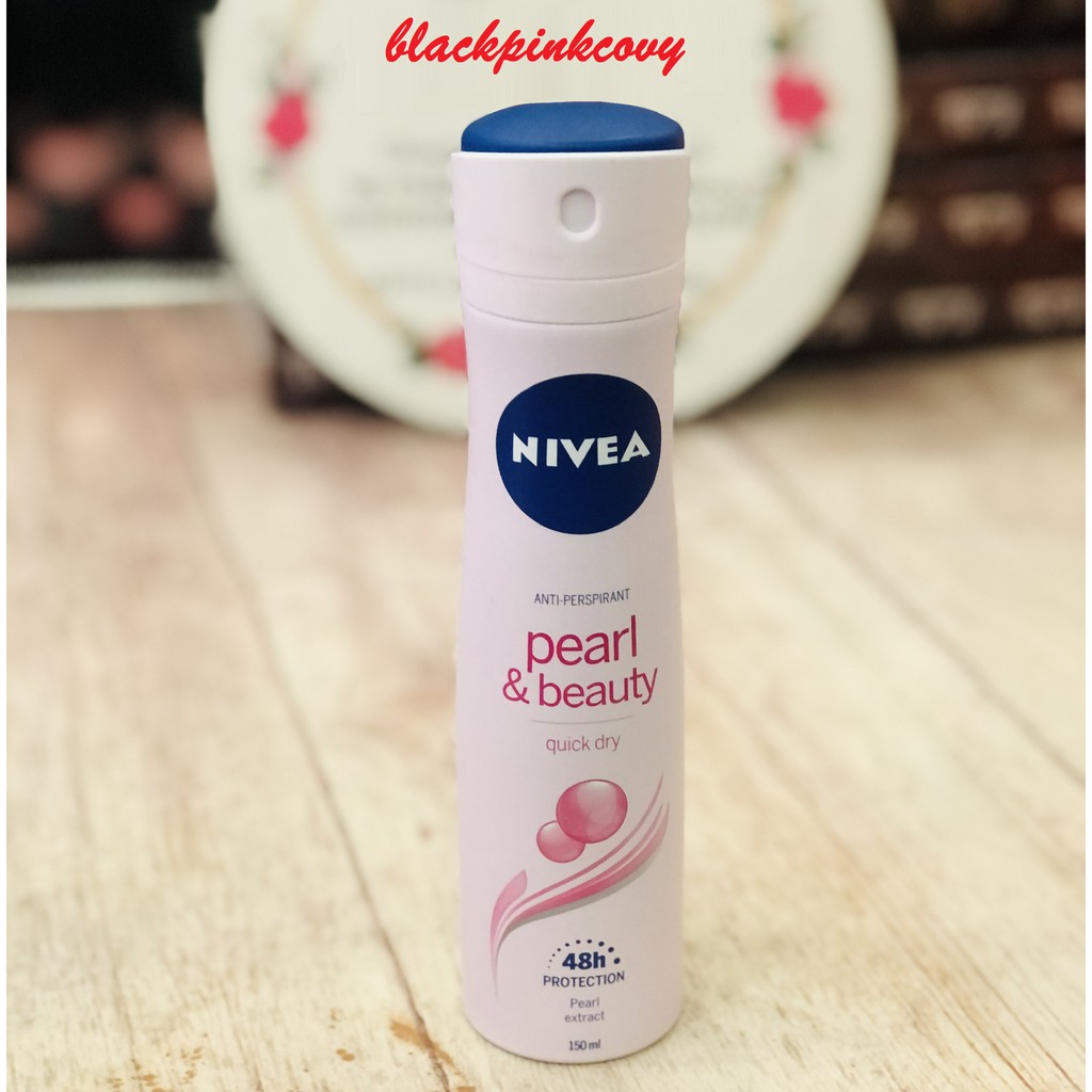 Xịt Khử Mùi Nữ Ngọc Trai Đẹp Quyến Rũ Nivea Pearl & Beauty 150ml