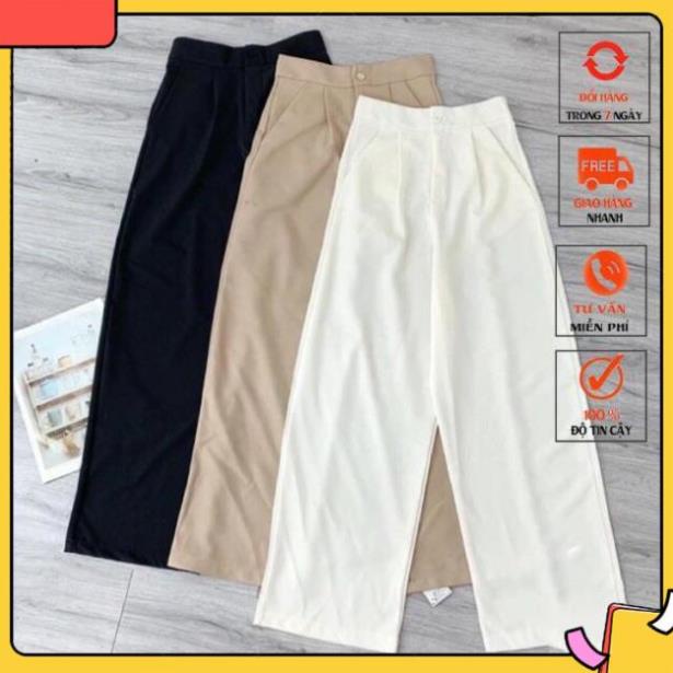 Quần ống rộng , Quần culottes đũi dáng dài siêu Hot xmtk404
