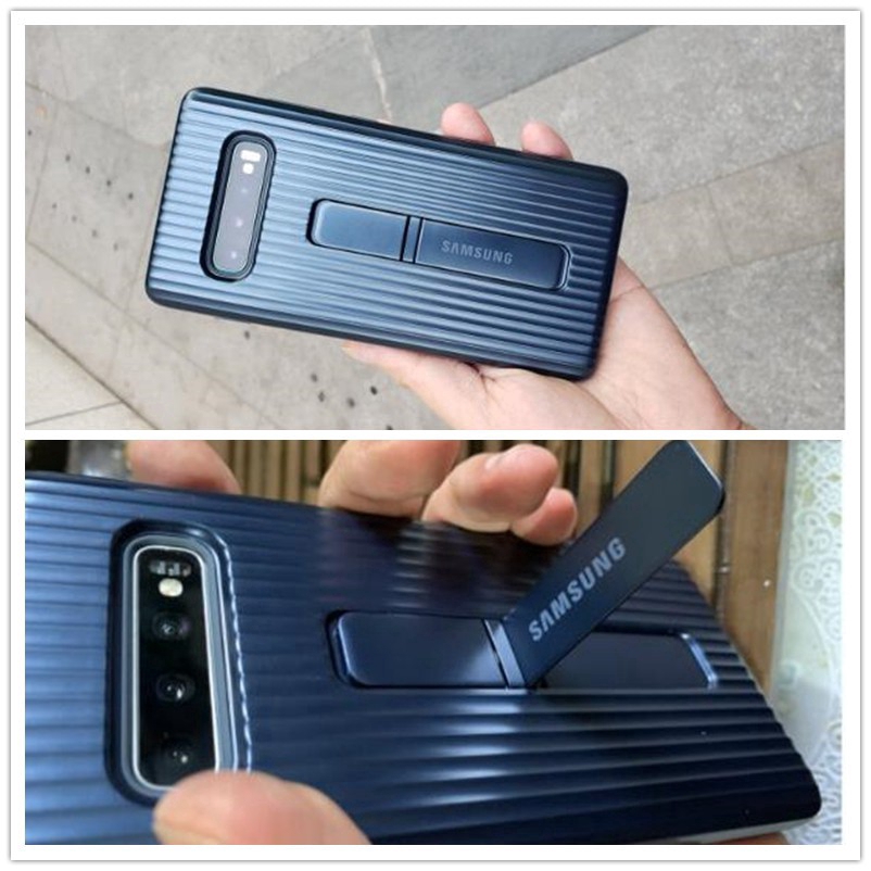 Ốp điện thoại có chân đế đứng cho Samsung Galaxy S10 Plus S10 S9 Note 9