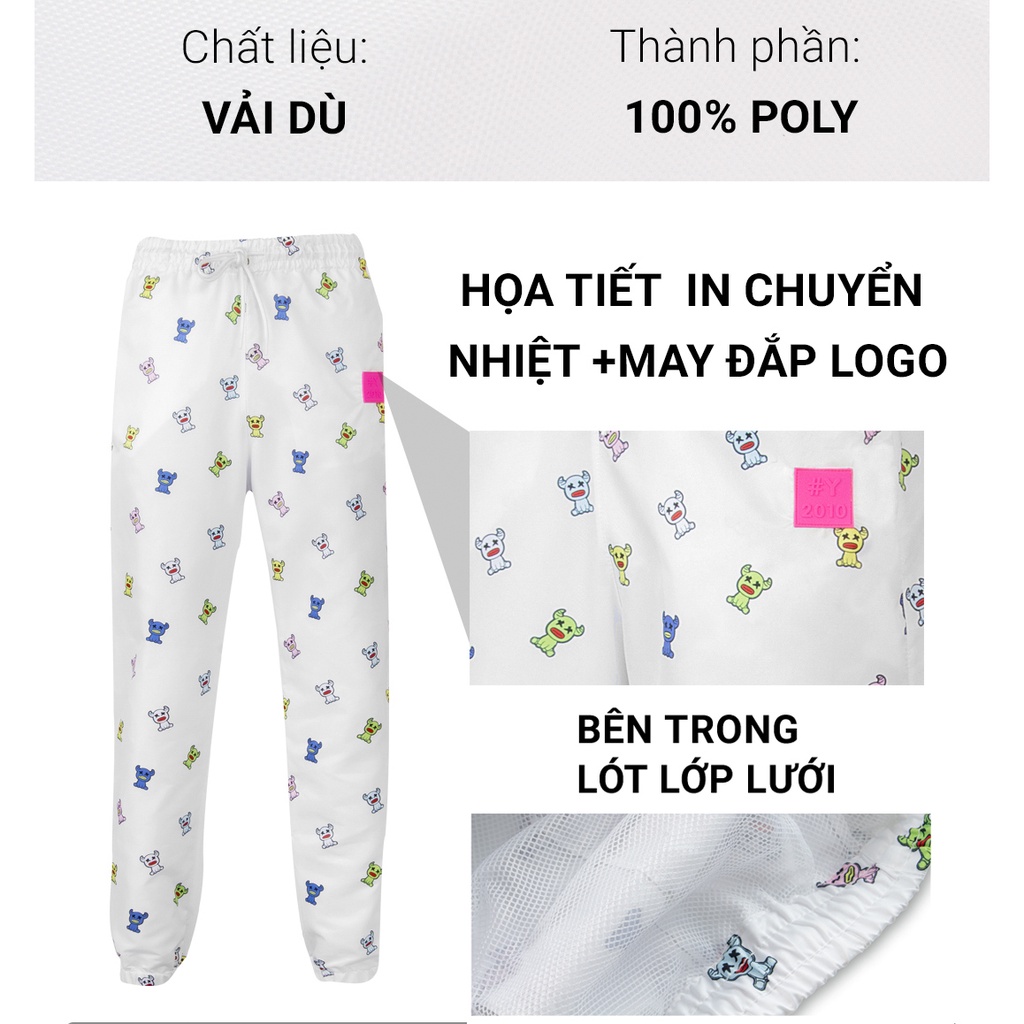 Quần Dài Nam Nữ Thời Trang Y2010 Sweatpants Linh Vật Bbuff Ver1 20601