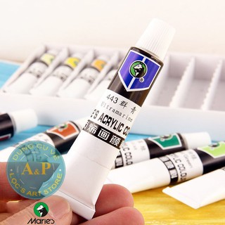 [Lộc'sArtStore] Bộ màu Acrylic Marie's dạng Tuýp 12ml (12/18/24/36 màu)