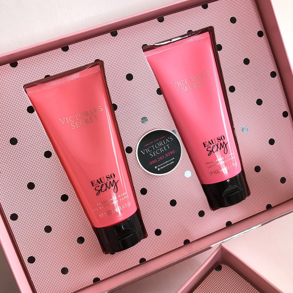 [Bộ 100ml tách sét không hộp] Bộ 100ml Nước hoa Eau So Sexy - Quà tặng sang trọng và đẳng cấp đến từ thương hiệu VS USA | Thế Giới Skin Care