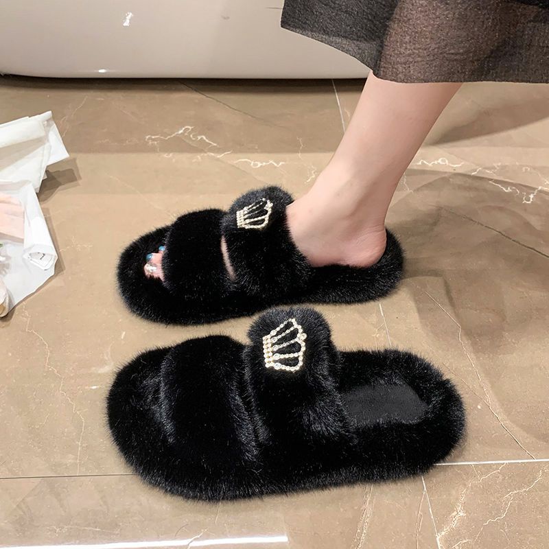 Dép Lông Xù Xinh Xắn Thời Trang Cho Nữ