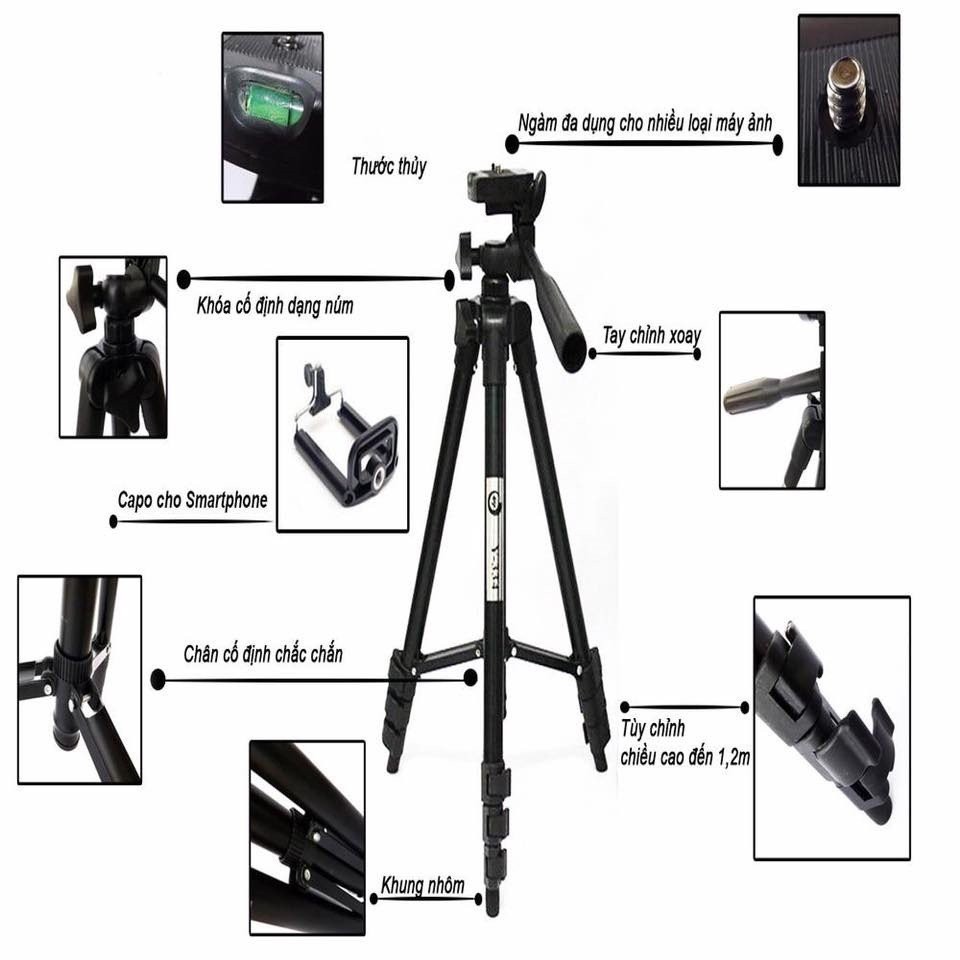 Chân đế chụp ảnh - Tripod 3120 /  YT228