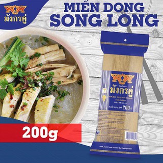 Miến khô SONG LONG Thái Lan 200gr miến Double Dragon ThaiWah - túi xanh dương