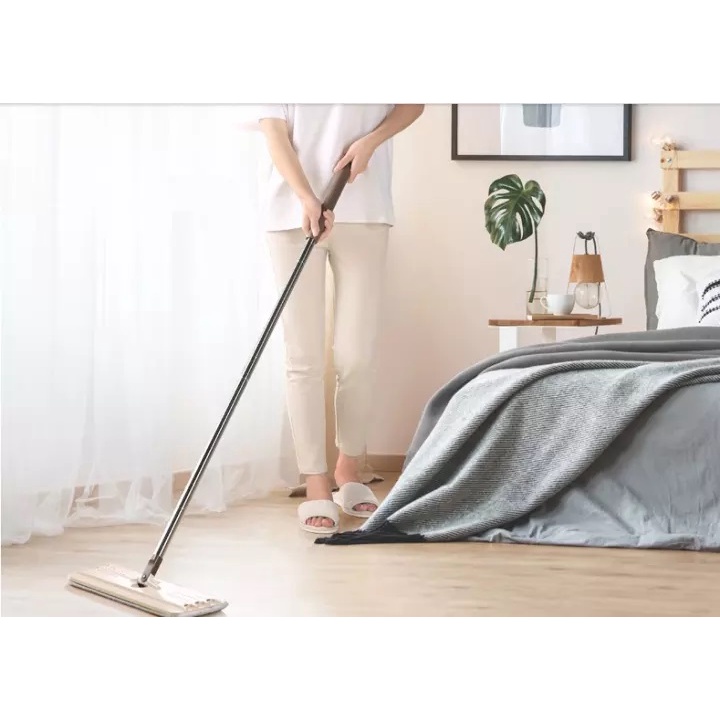 Chổi Lau Nhà Tự Vắt Spin Mop, Cây Lau Kính Thông Minh, Chổi Lau Nhà Xoay 360 Độ Tiện Lợi - Nhanh Chóng