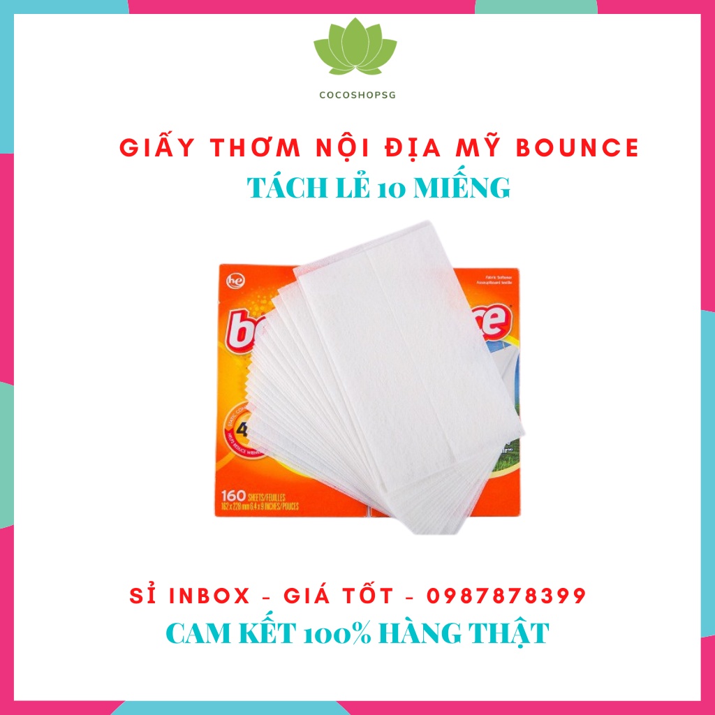 GIẤY BOUNCE 4 IN 1 160 TỜ 1 HỘP XUẤT XỨ U.S.A -( Túi Dùng Thử 10 tờ )