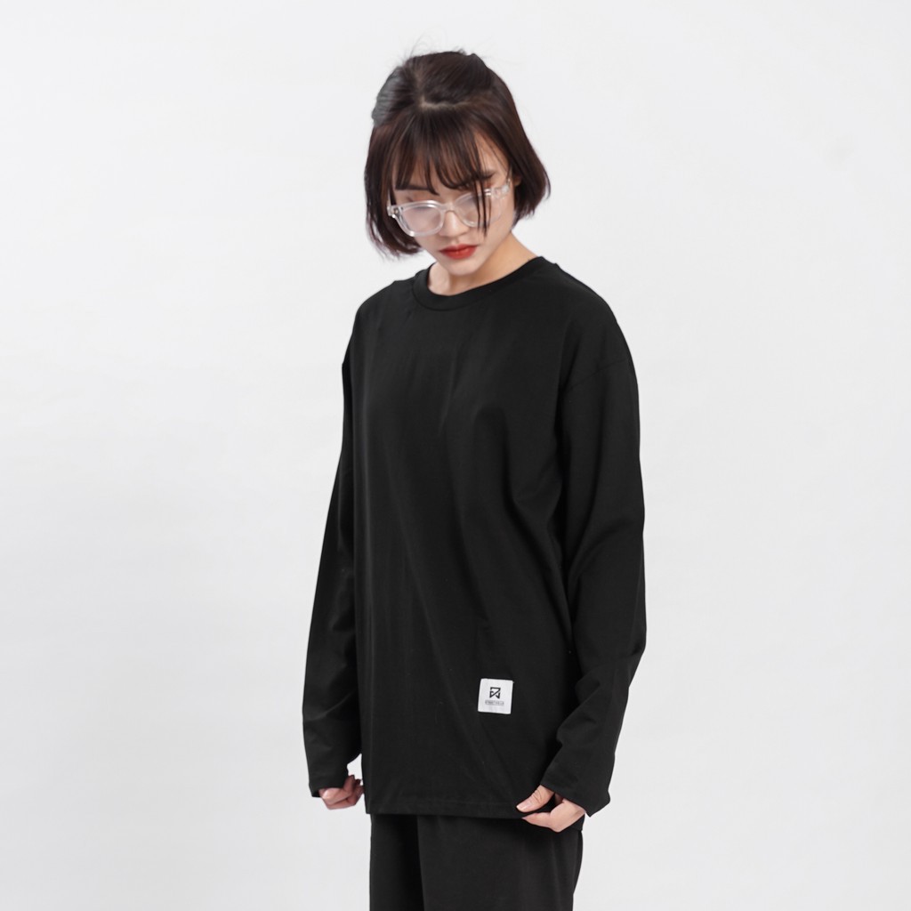 Áo thun DÀI TAY Unisex Basic Tee phông trơn nam nữ lỡ oversize form rộng sweater (ảnh thật/ video có sẵn) | BigBuy360 - bigbuy360.vn