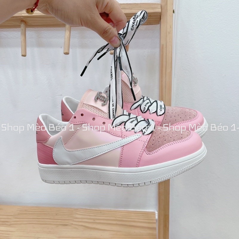 Giày thể thao cn jd hồng fullbox