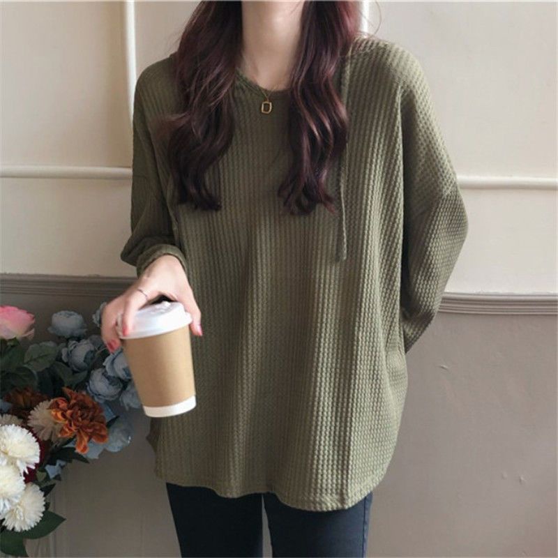 Áo Thun Nữ Tay Dài Oversize Form Rộng Hàn Quốc
