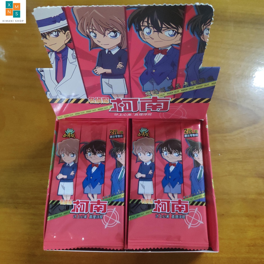 Set 5 Ảnh Thẻ Nhân Phẩm Conan Thám Tử Lừng Danh Pack Card In Hình Nhân Vật Anime - Detective Conan