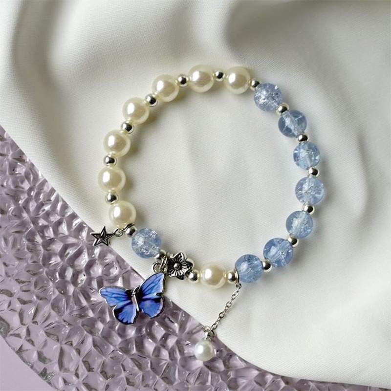 ✨✨Vòng Tay Pha Lê Họa Tiết Hoa Xinh Xắn Thời Trang Cho Nữ