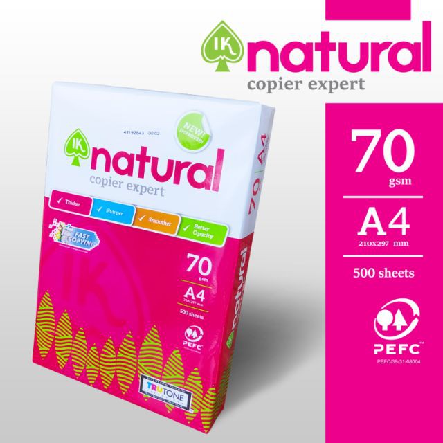 Giấy A4 Natural ĐL 70